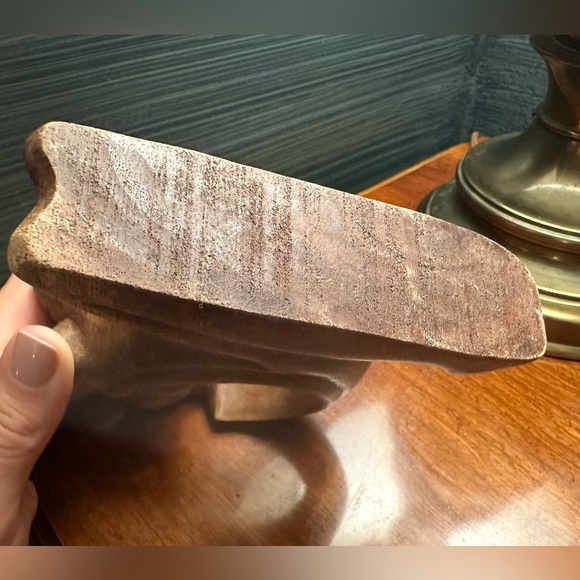 Lovers Wooden Sculpture - Picture 4 of 4